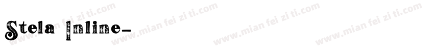 Stela Inline字体转换